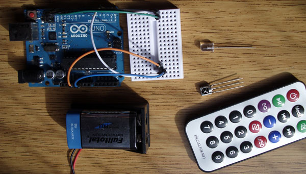 articulo Piñón Si Control remoto infrarrojo con Arduino • drkbugs